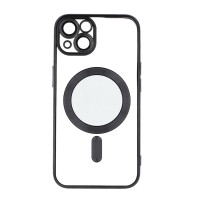 Apple iPhone 15 - Color Chrome Magsafe case Black