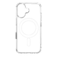 Apple iPhone 16 Pro Max - Anti Shock 1,5mm Magsafe case Transparent Big Hole + Button