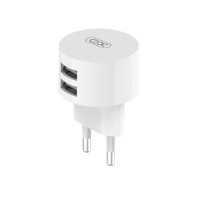 XO - Φορτιστής Ταξιδιού - L62EU 2.4A με 2 USB Θύρες
