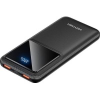 Vention - Power Bank (FHKB0) - Smart Digital Display USB-C, 2x USB, Micro-USB, PD22.5W, 10000mAh - Black