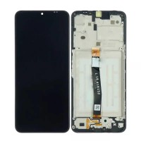 Samsung A226B Galaxy A22 5G - LCD Touch Black with Frame OEM