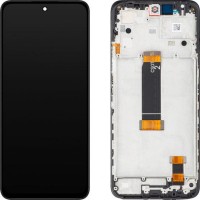 Xiaomi Redmi 12 4G/5G / Poco M6 Pro 5G - LCD Touch Black with Frame Original 560002M19A00 Service Pack