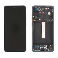 Samsung G990B Galaxy S21 FE - LCD Touch Grey with Frame Original GH82-26414A/26420A/26590A Service Pack