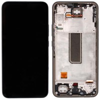 Samsung A346B/E Galaxy A34 5G - LCD Touch Black with Frame Original GH82-31200A/31201A Service Pack