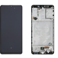 Samsung A315 Galaxy A31 - LCD Touch Black with Frame Original GH82-22905A/22761A/24455A/24406A Service Pack