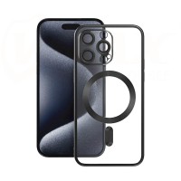 Apple iPhone 13 Pro - Vmax Electroplating Magsafe TPU Case 6,1 Black