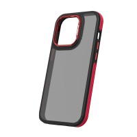 Apple iPhone 14 Pro Max - Crystal Black case 6,7 red