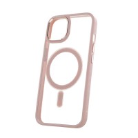 Apple iPhone 14 Pro - Satin Clear Magsafe case Pink