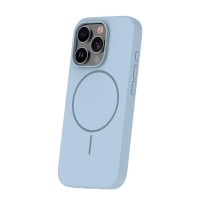 Apple iPhone 14 - Silicon Thin Magsafe Case 6,1 Light Blue