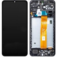 Samsung A047F Galaxy A04s - LCD Touch Black with Frame OEM