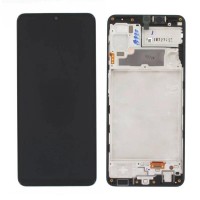 Samsung A225F Galaxy A22 4G - LCD Touch Black with Frame Original GH82-25944A/26047A Service Pack