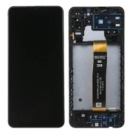 Samsung A136B/U Galaxy A13 5G - LCD Touch Black with Frame Original GH82-29077A/29078A Service Pack