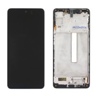 Samsung M536B Galaxy M53 5G - LCD Touch Black with Frame Original GH82-28812A/28895A Service Pack