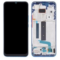 Xiaomi Mi 10 Lite 5G - LCD Touch Aurora Blue with Frame Original 56000300J900 Service Pack