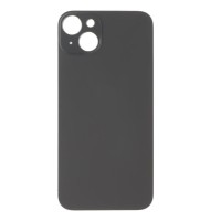 APPLE iPhone 15 Plus - Battery cover + Adhesive Large Hole Black High Quality OEM with Logo