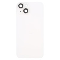 Apple iPhone 14 - Battery cover + Camera Lens + Back Housing White OEM with Logo