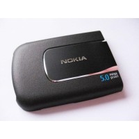 NOKIA 6220 Classic - Battery cover Black/Cyan Original