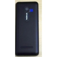 NOKIA 206 Asha Dual SIM - Battery cover Black Original