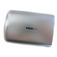 NOKIA C6-01 - Battery cover Silver Original