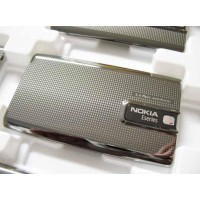 NOKIA E66 - Battery cover Grey steel Original