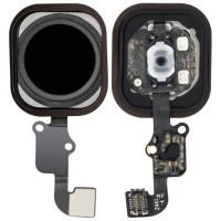 APPLE iPhone 6/6 Plus - Home Button Flex Black High Quality OEM