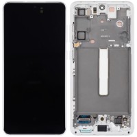 Samsung G990B Galaxy S21 FE - LCD Touch White with Frame Original GH82-26414B/26420B/26590B Service Pack
