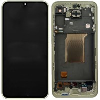 Samsung A556B Galaxy A55 5G - LCD Touch Yellow Lemon with Frame Original GH82-34305D Service Pack