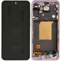 Samsung A556B Galaxy A55 5G - LCD Touch Lavender Lilac with Frame Original GH82-34305C Service Pack