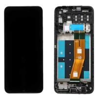 Samsung A145P/A145R Galaxy A14 4G - LCD Touch Black with Frame (Yellow Flex) OEM
