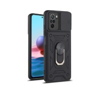 Xiaomi Redmi Note 10 4G / 10S - Defender Slide case black