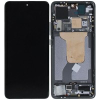 Xiaomi 12 / 12S / 12X - LCD Touch Black with Frame Original 56000300L300/56000900L300 Service Pack