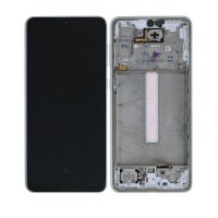 Samsung A336B Galaxy A33 5G - LCD Touch White with Frame Original GH82-28143B/28144B Service Pack