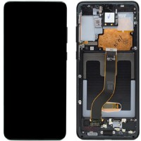 Samsung G985F/G986B Galaxy S20 Plus / S20 Plus 5G - LCD Touch Cosmic Black Original GH82-31442A Service Pack