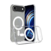 Apple iPhone 17 Air - Anti Shock 1,5mm Magsafe case Transparent Big Hole