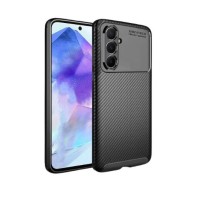 Samsung A356 Galaxy A35 5G - Silicon Carbon Case Black