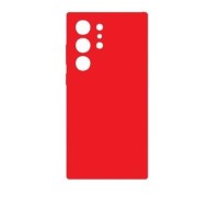 Samsung Galaxy S25 Ultra - Silicon case red