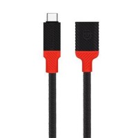 Tactical - Pin4Fun Adapter Type C / Lightning 0,1m Black/Red