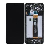 Samsung A047F Galaxy A04s - LCD Touch Black with Frame CDOT Flex Original GH82-29805A/29806A Service Pack
