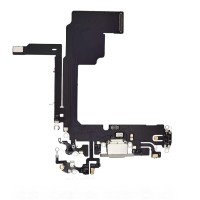 Apple iPhone 15 Pro - Charging Port Flex Cable White Titanium OEM