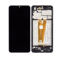 Samsung A045F Galaxy A04 - LCD Touch Black with Frame Original GH81-22731A Service Pack