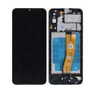 Samsung A042F Galaxy A04e (2022) - LCD Touch Black with Frame Original GH81-23088A Service Pack