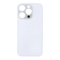 Apple iPhone 14 Pro Max - Battery cover Large Hole White OEM with Logo