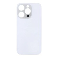 Apple iPhone 14 Pro - Battery Cover Large Hole Version White OEM with Logo