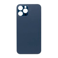 Apple iPhone 12 Pro Max - Battery cover Large Hole Blue OEM with Logo