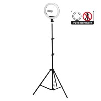 Επαγγελματικό Ring Light LED με Καλώδιο Τροφοδοσίας USB, Ενσωματωμένο Χειριστήριο και Βάση Τηλεφώνου(30W/26CM)