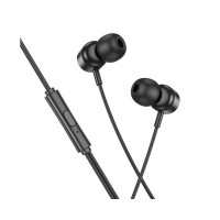 Hoco - M122 Power Ενσύρματα Ακουστικά με μικρόφωνο Μαύρα