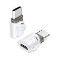 XO - Αντάπτορας MicroUSB Θηλυκό Type C Αρσενικό NB256G Λευκός