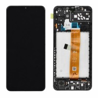 Samsung A047F Galaxy A04s - LCD Touch Black with Frame TM FLEX Original GH82-29805A/29806A Service Pack