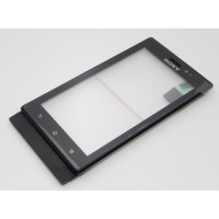 SONY MT27i - Touch screen + Front cover Black Original