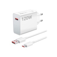 Xiaomi - Original Charger 120W 6A with USB A to Type C Cable Retail Blister (MDY-15-EX)